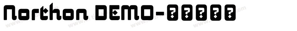 Northon DEMO字体转换